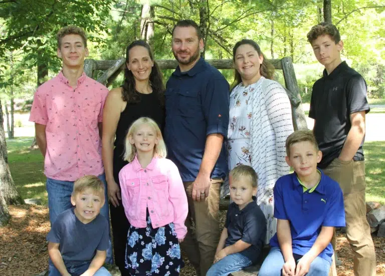 Chris Larson and family